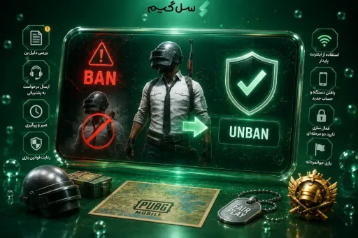 چیکار کنم از بن پابجی موبایل خارج بشم؟