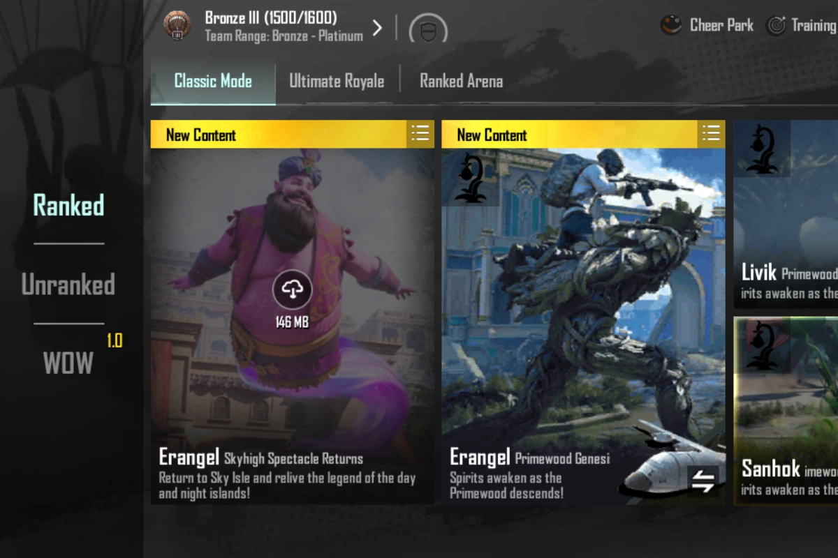 بخش Ranked: رقابت حرفه‌ای‌های پابجی موبایل