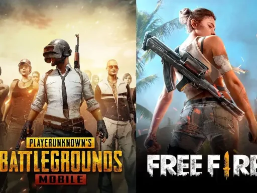مقایسه بازی پابجی و فری فایر