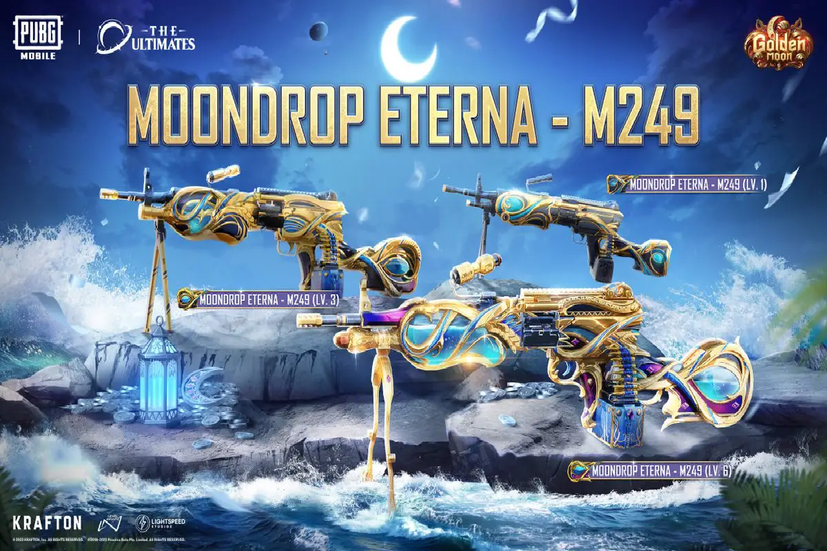 اسکین اسلحه Moondrop Eterna – M249