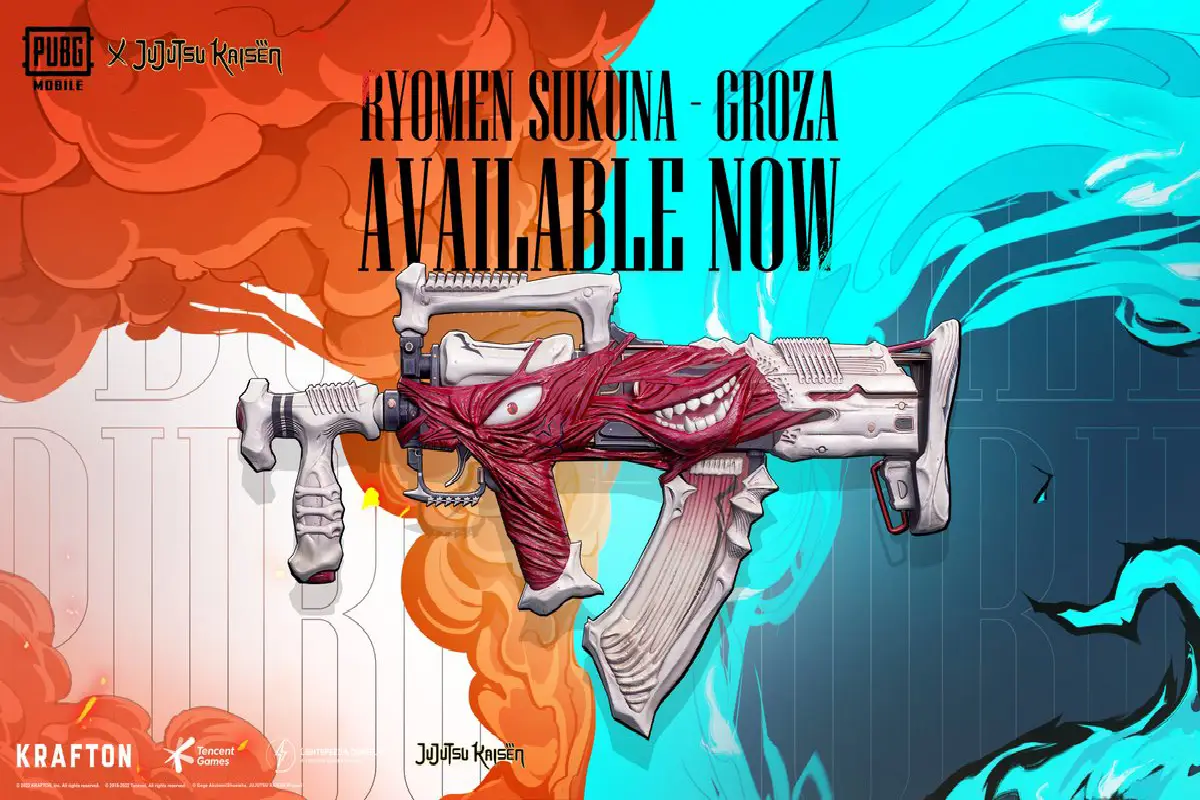 اسکین اسلحه  Groza – Ryomen Sukuna