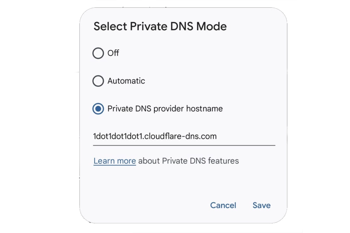 آموزش تنظیم DNS در اندروید