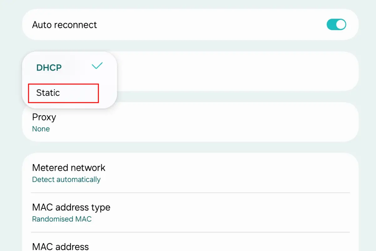 تغییر DNS وایفای 3