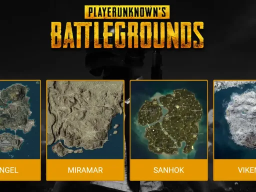 معرفی کامل نقشه های پابجی موبایل