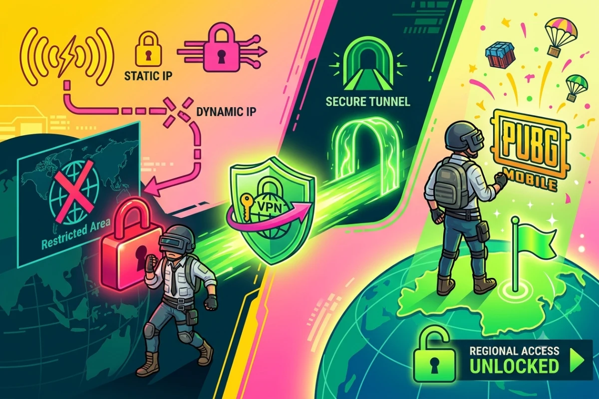 تغییر ریجن با VPN معتبر