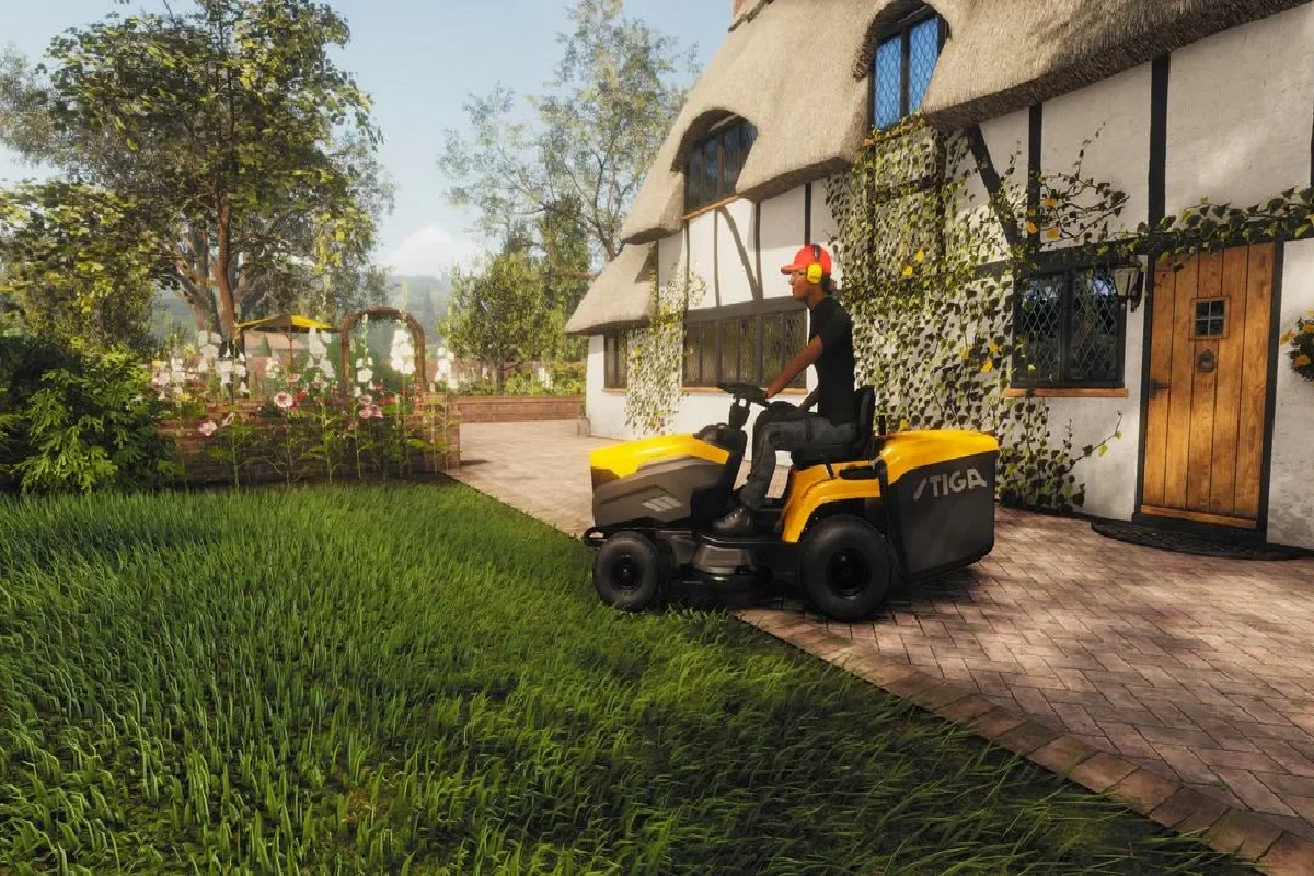 بازی Lawn Mowing Simulator